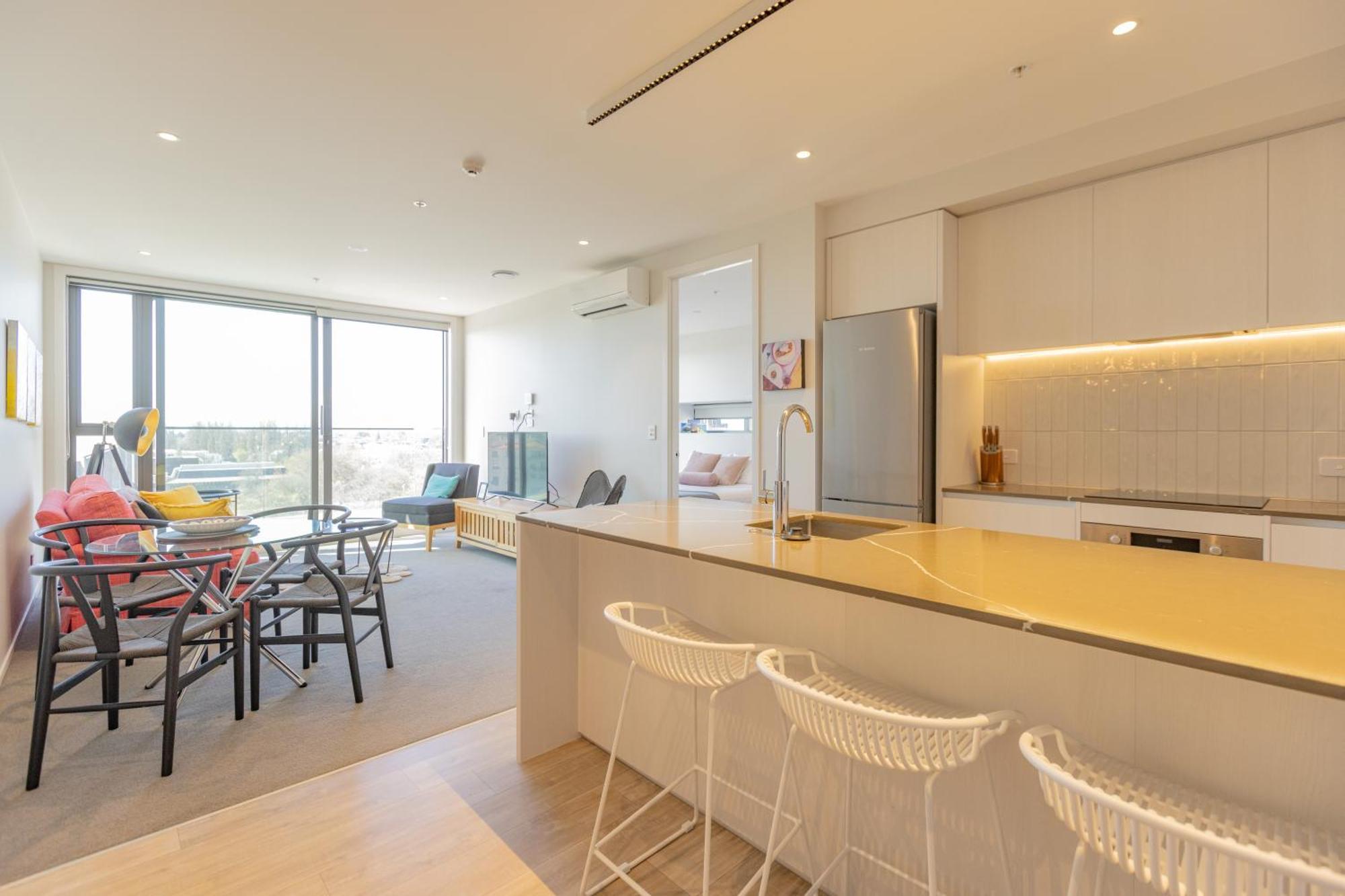 Luxury 2 Bedroom Cbd Apartment With Free Parking Christchurch Exterior foto