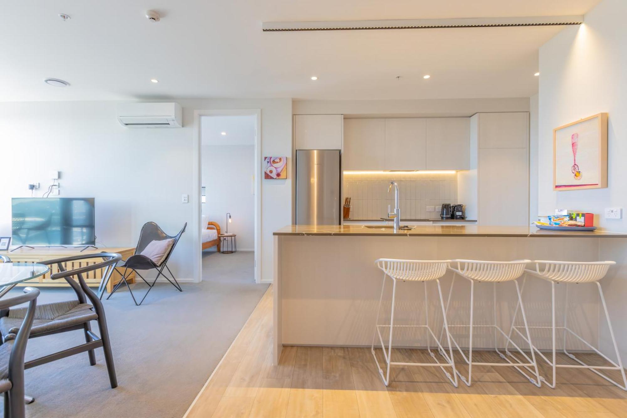 Luxury 2 Bedroom Cbd Apartment With Free Parking Christchurch Exterior foto
